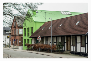 Grüne Garage-Dächer sind schön und nützlich
