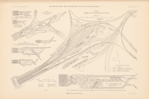 Ausführliche alte Stadtkarte mit zahlreichen Straßen, Autobahnen und beschrifteten Straßen, Gebäuden und Sehenswürdigkeiten.