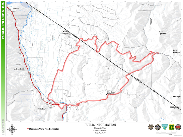 Ein detaillierter Plan einer vorgeschlagenen Wanderroute mit Landmarken, Text und Logos auf einem Plakat.